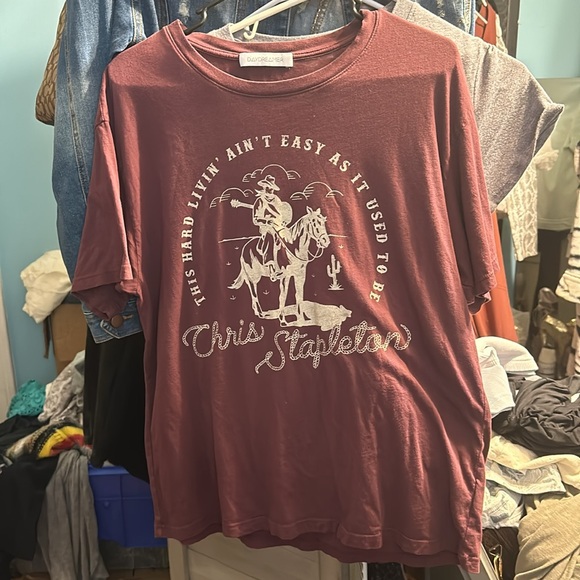 Chris Stapleton “HARD LIVIN AINT EASY” VEUC Daydreamer tee - Picture 2 of 4